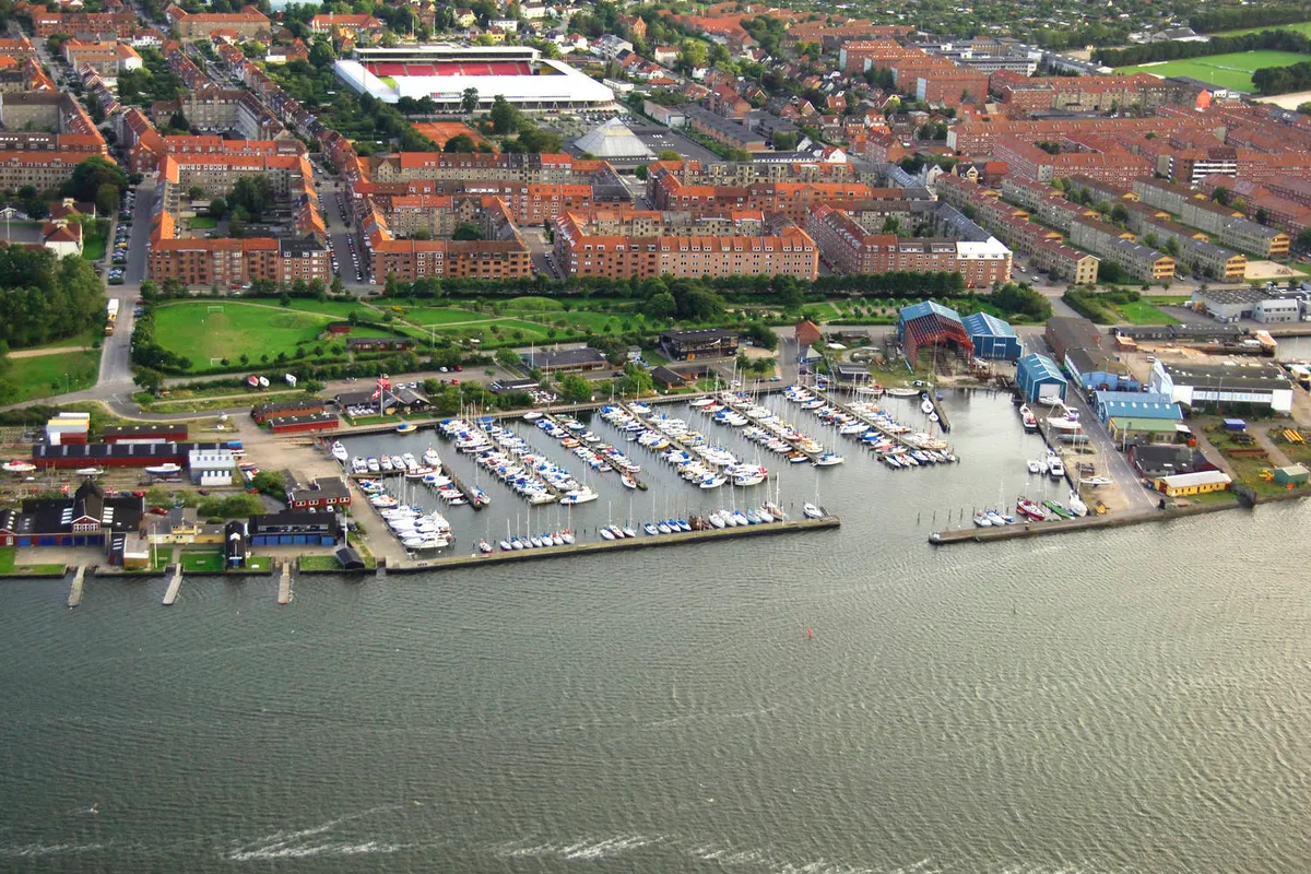 Vestre Bådehavn, marina in Aalborg, Denmark