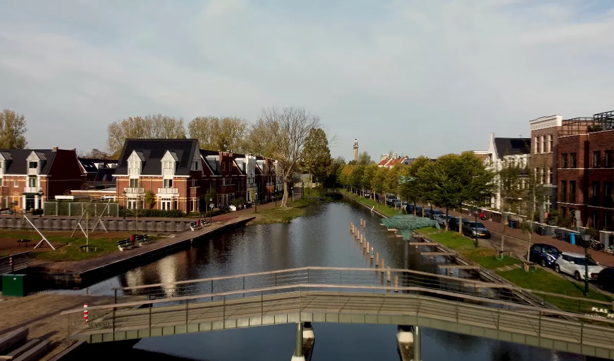 Plaspoelhaven, marina in Leidschendam, Netherlands