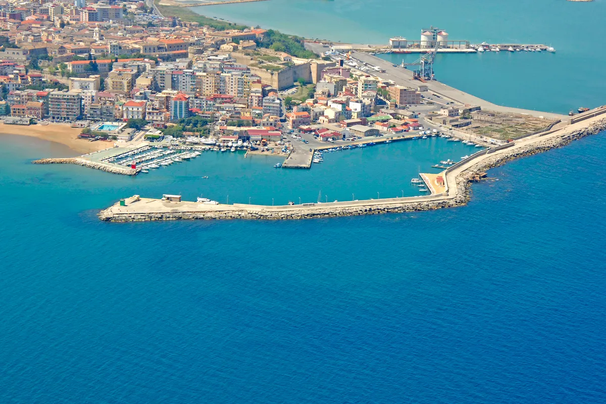 Porto Vecchio, marina in Crotone, Italy