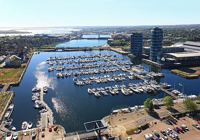 Chatham Maritime Marina in Gillingham, United Kingdom