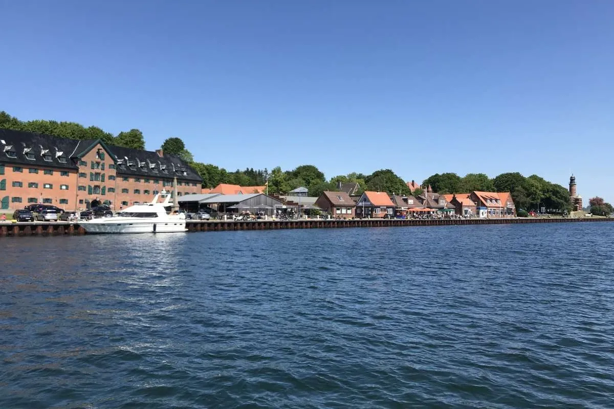 Yacht-Liegestelle Holtenau Marina in Kiel, Germany