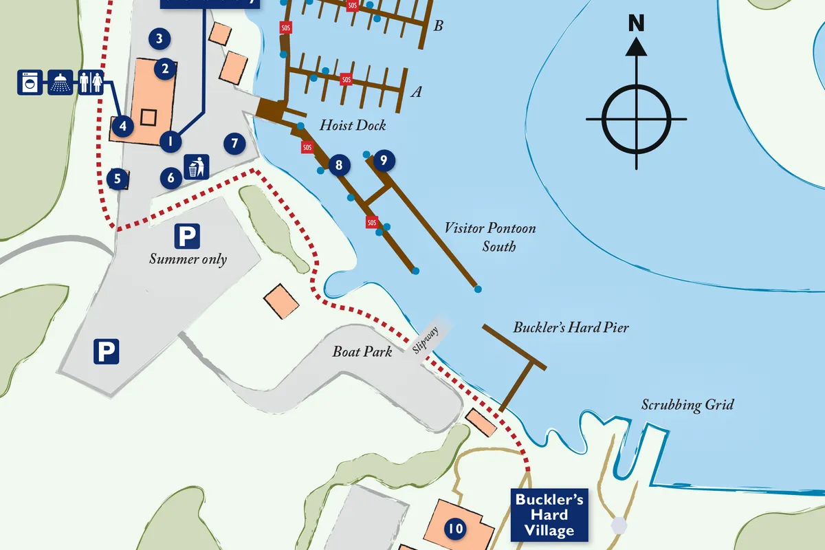 Bucklers Hard Marina in New Forest, United Kingdom — photo 7