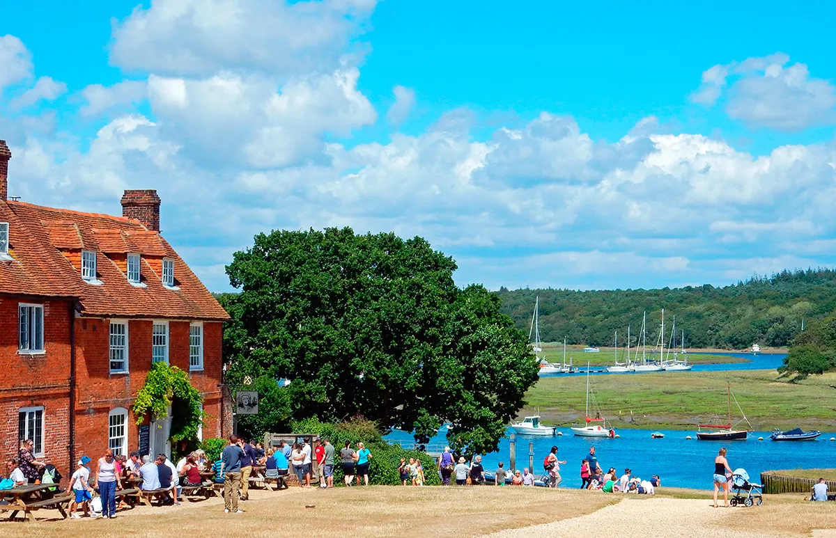 Bucklers Hard Marina in New Forest, United Kingdom — photo 9