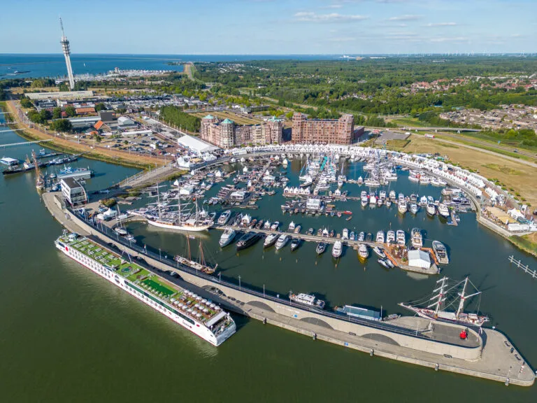 Bataviahaven, marina in Lelystad, Netherlands