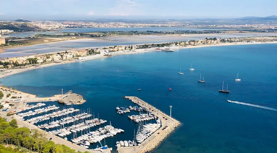 Marina Piccola in Cagliari, Italy