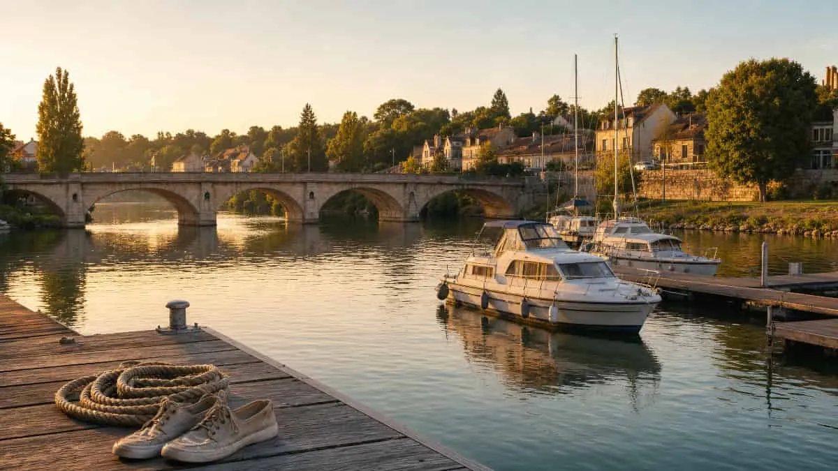 Port de la Maladière, marina in Port-sur-Saône, France — photo 3