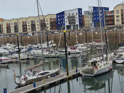 French Harbour, marina in St Helier, Jersey — photo 2
