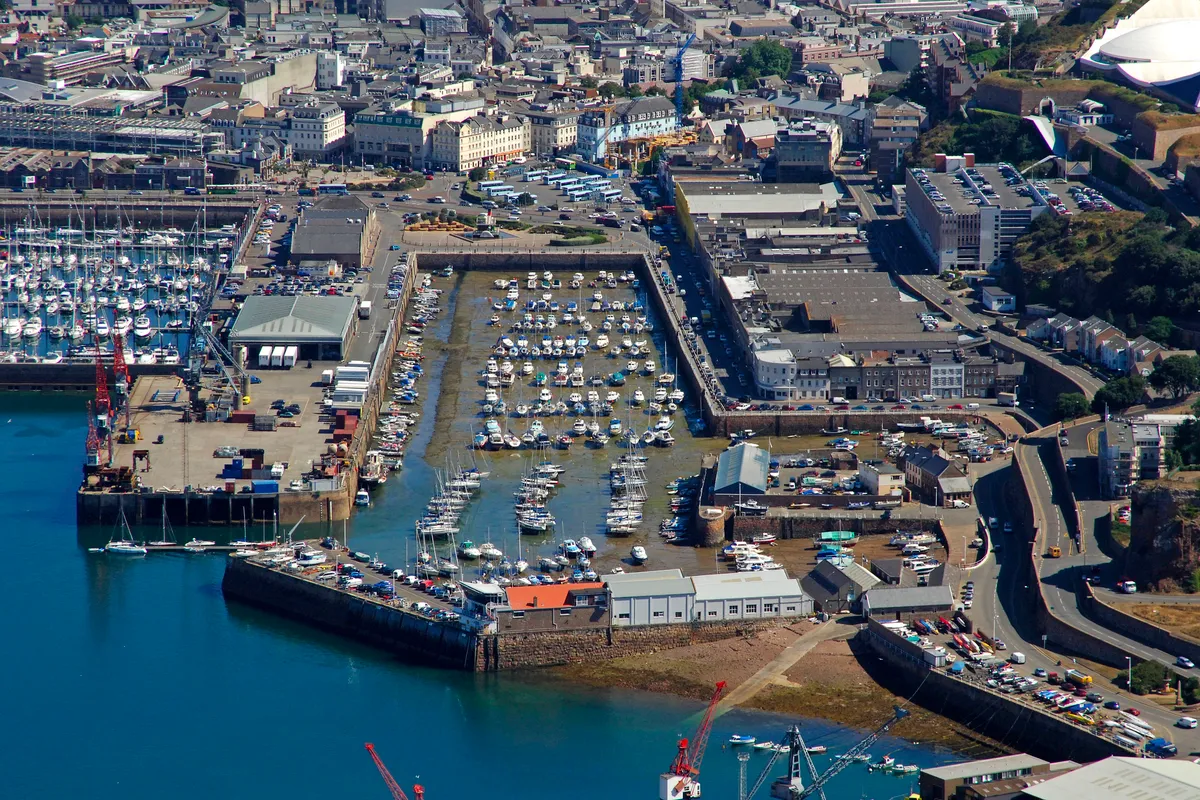 Old Harbour, marina in St Helier, Jersey