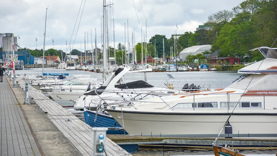 Småbåtshamnen Åhus, marina in Åhus, Sweden
