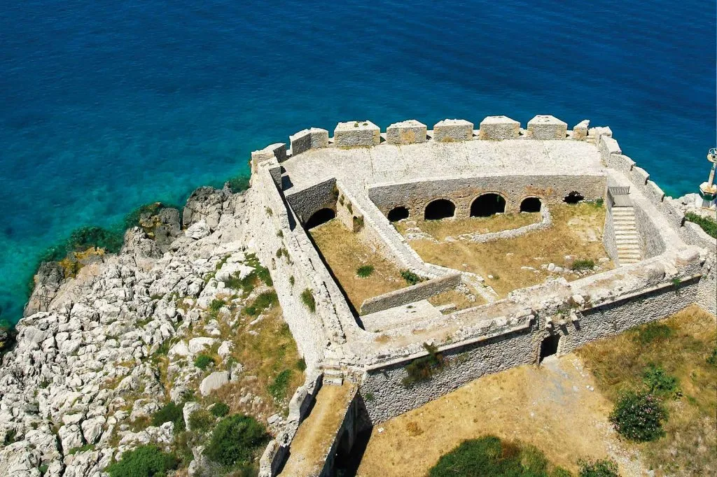 Bay of Navarino in Gialova, Greece
