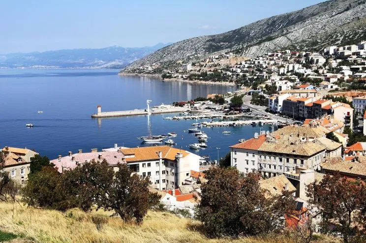Novalja Marina in Grad Novalja, Croatia