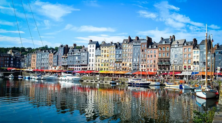 Vieux Bassin, marina in Honfleur, France