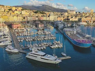 Marina Porto Antico in Genoa, Italy — photo 2