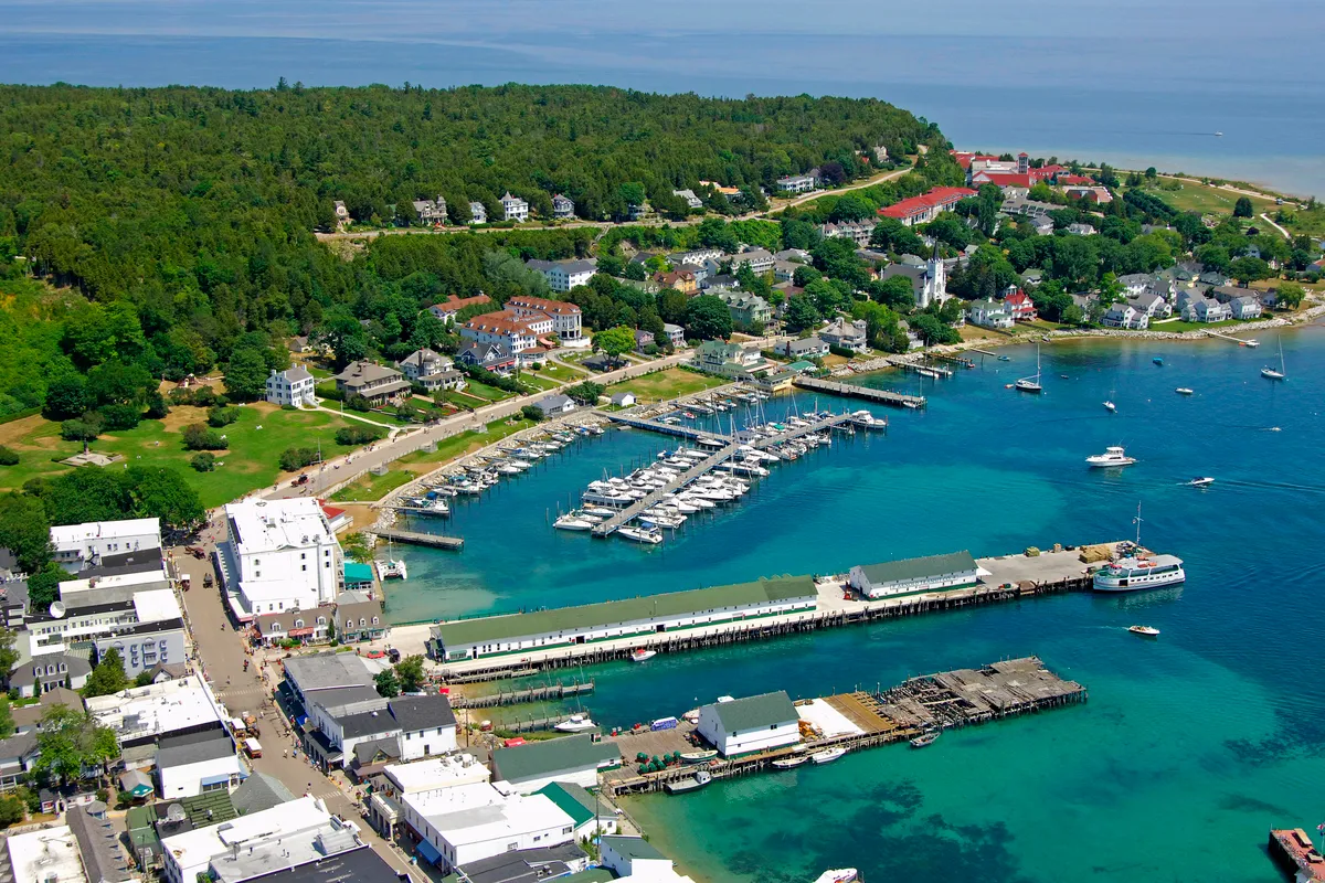 Mackinac Island Marina in Mackinac Island, United States