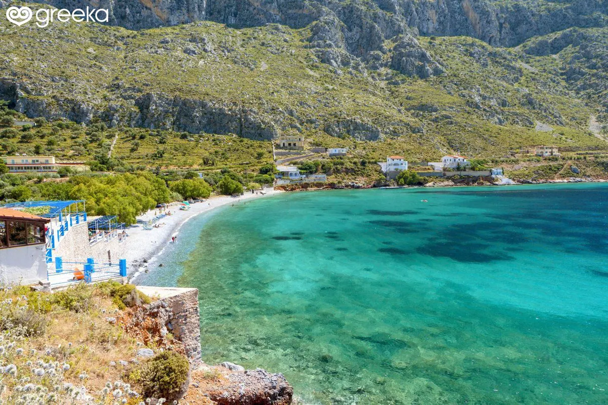 Arginonta Bay in Masouri, Greece