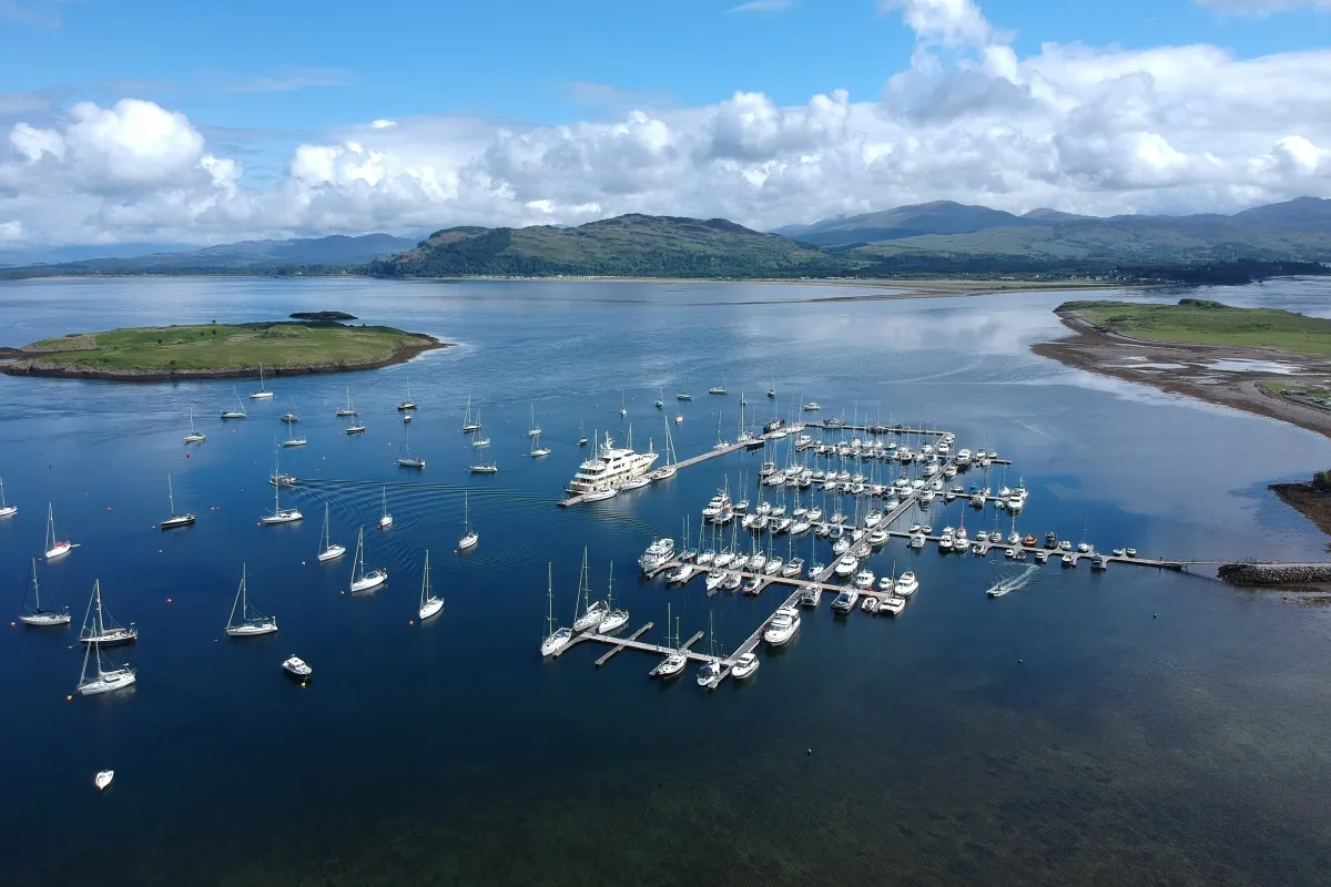 Dunstaffnage Marina in Dunbeg, United Kingdom