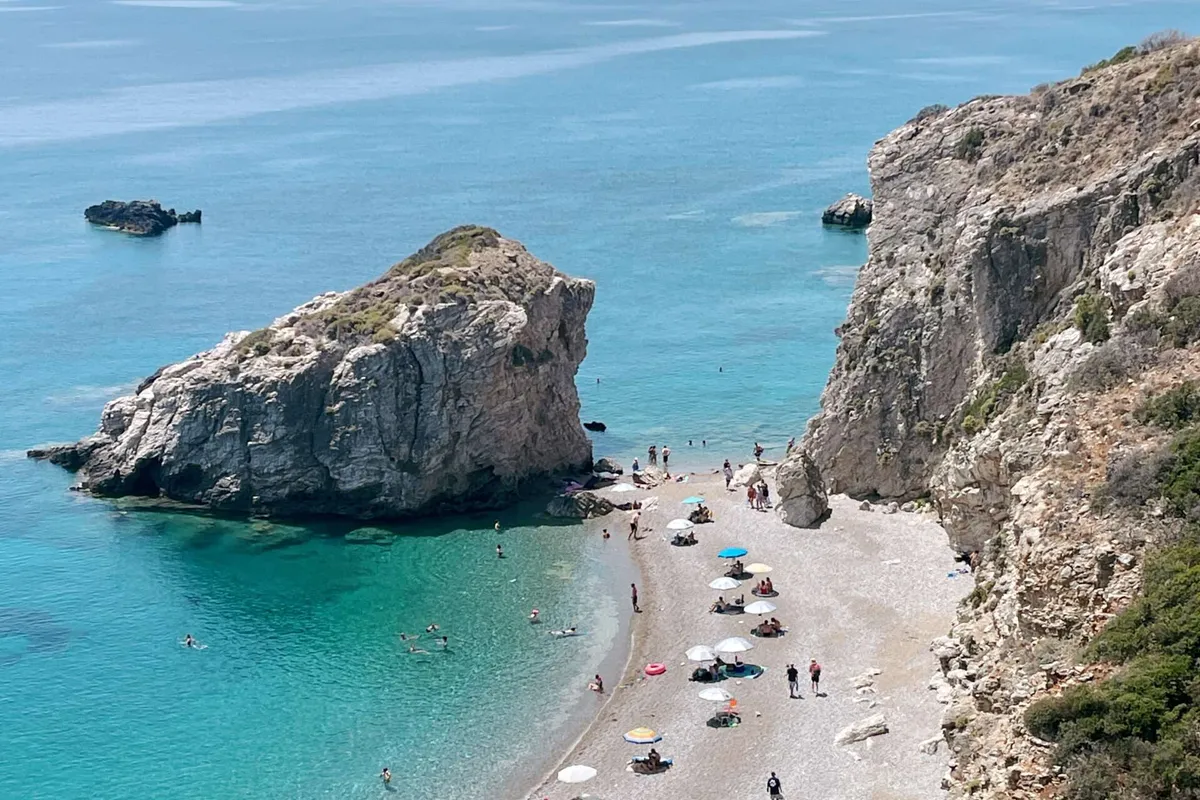 Skydia Bay in Municipal Unit of Kythira, Greece