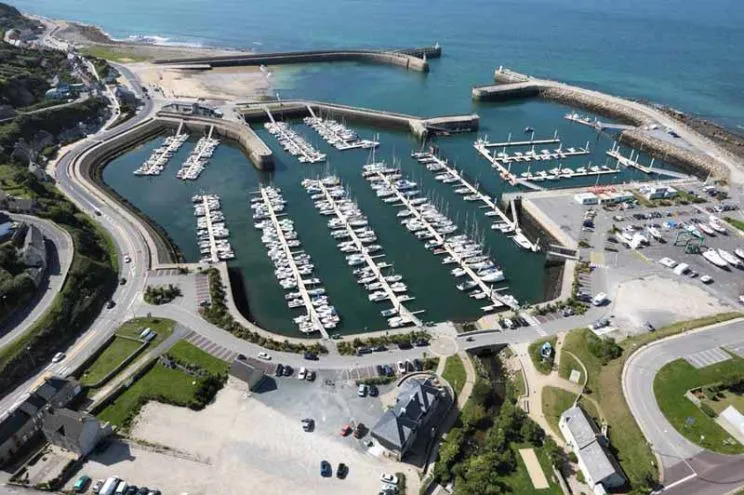Port Diélette, marina in Tréauville, France