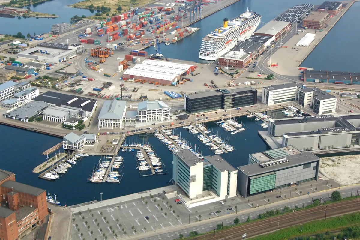 Kalkbrænderihavnen Marina in Copenhagen, Denmark