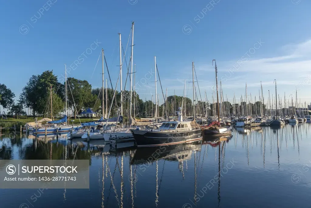 Krabbershaven, marina in Enkhuizen, Netherlands
