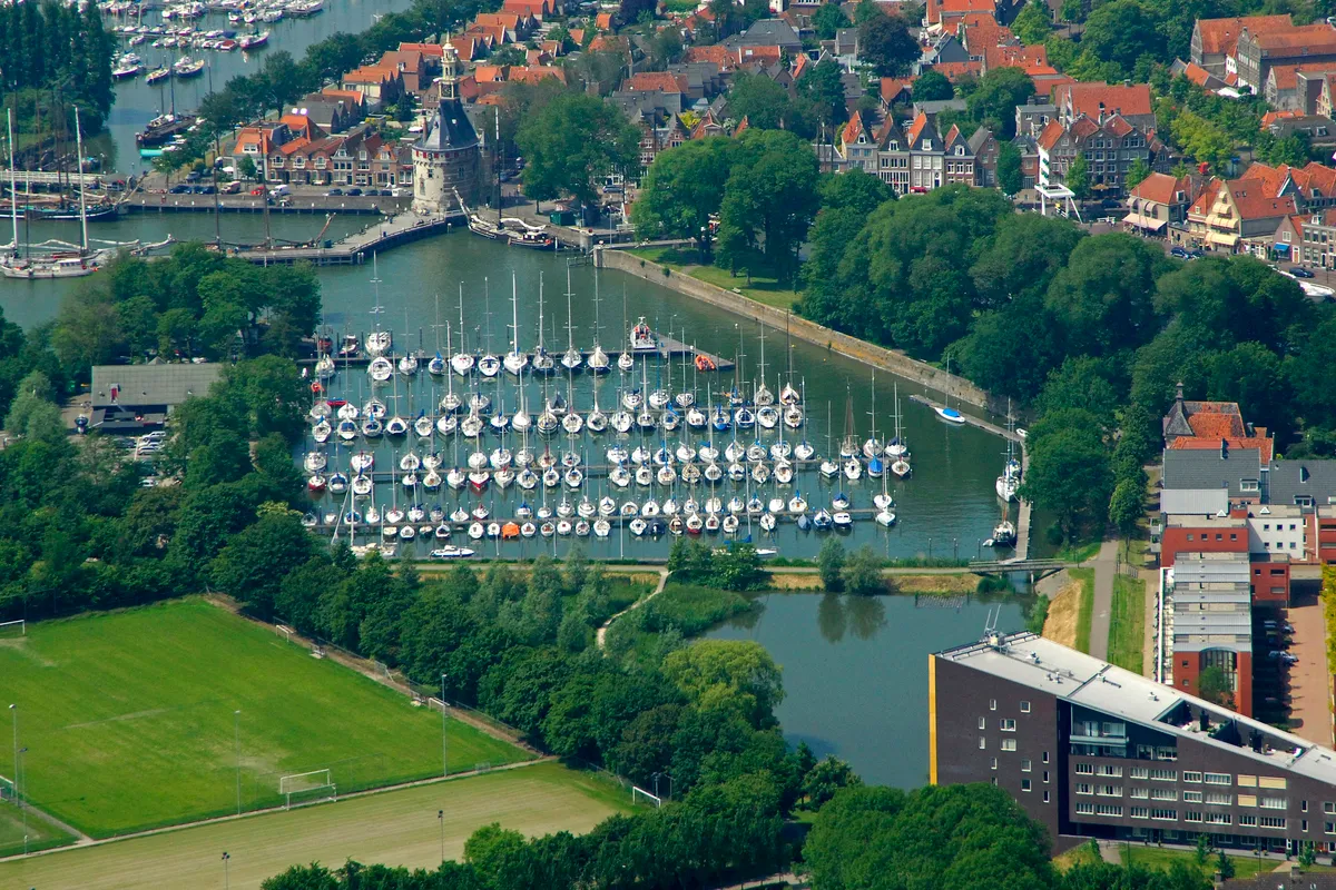 Vluchthaven, marina in Hoorn, Netherlands
