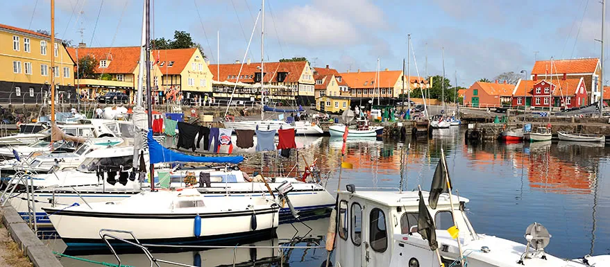 Svaneke Havn, marina in Svaneke, Denmark