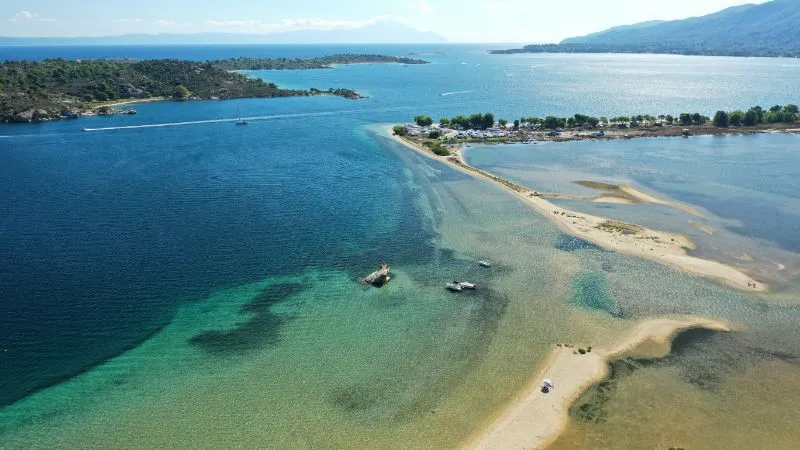 Livari Lagoon, bay in Sithonia Municipal Unit, Greece