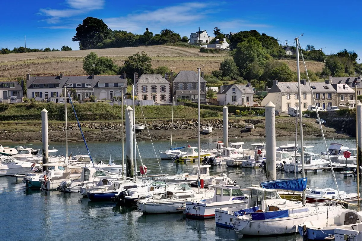 Port de plaisance, marina in Tréguier, France — photo 3