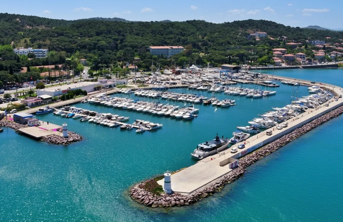 Ayvalık Marina in Ayvalık, Turkey