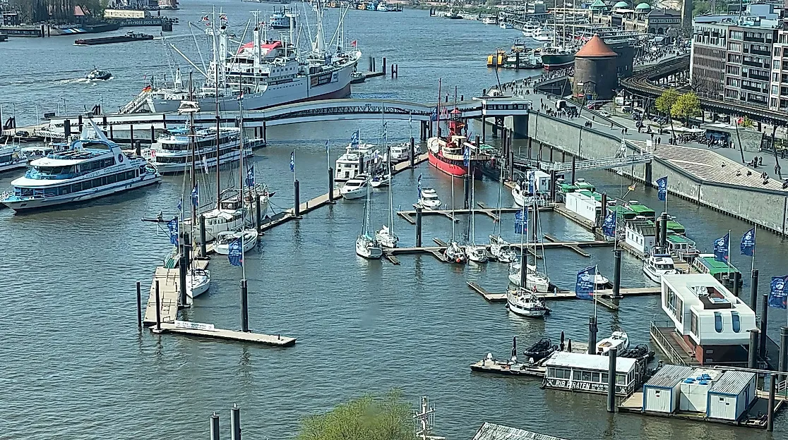 City Sporthafen Hamburg, marina in Hamburg, Germany