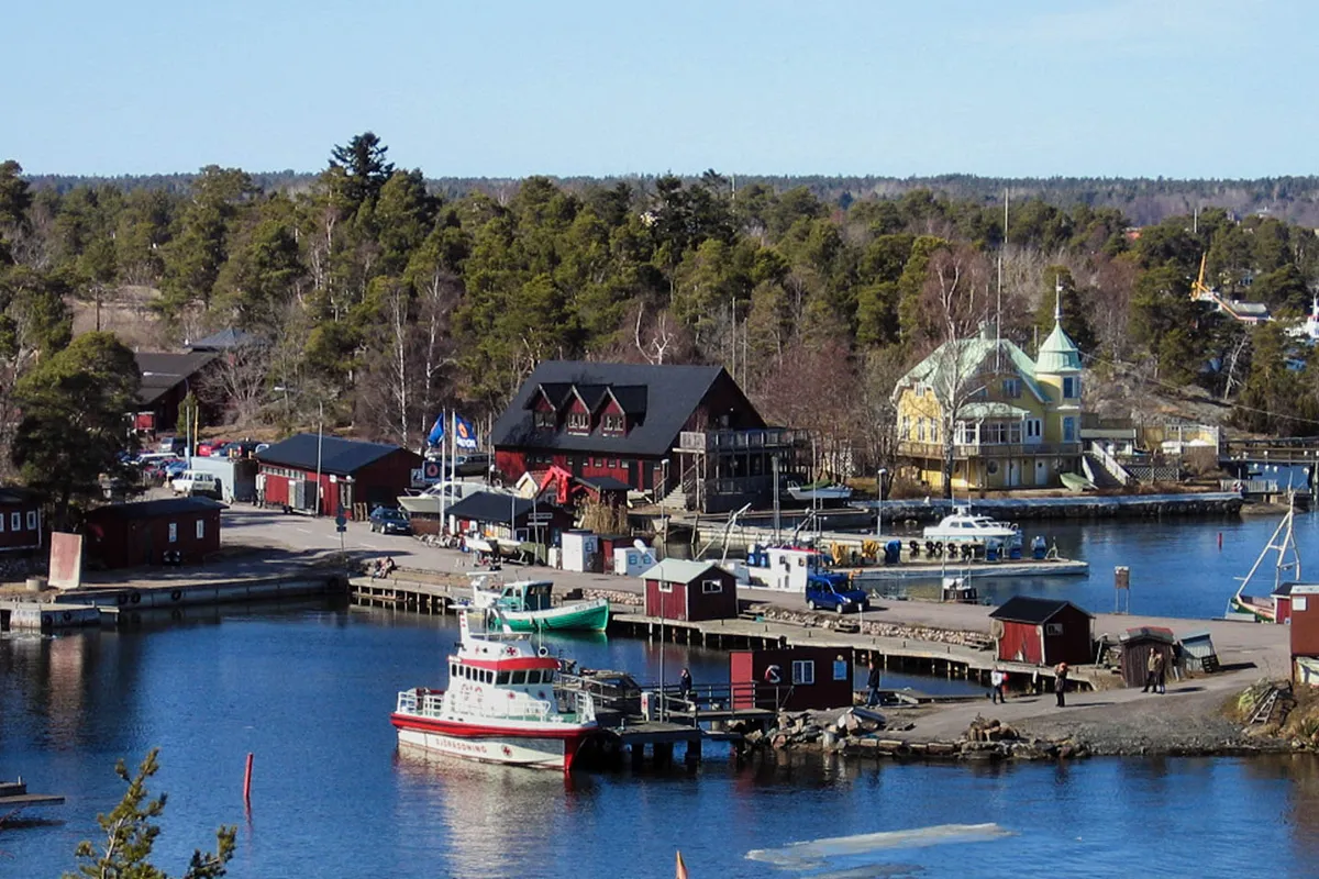 Arkösunds Hamn, marina in Arkösund, Sweden