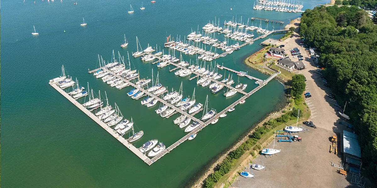 Woolverstone Marina in Babergh, United Kingdom