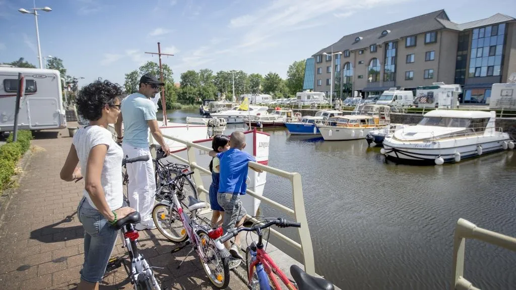 Oude Jachthaven, marina in Nieuwpoort, Belgium