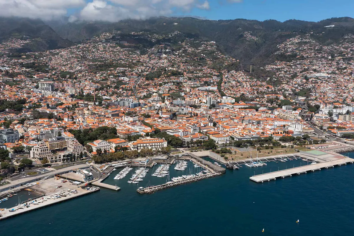 Marina do Funchal in Funchal, Portugal