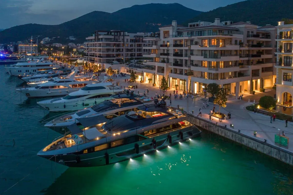 Porto Montenegro, marina in Tivat, Montenegro