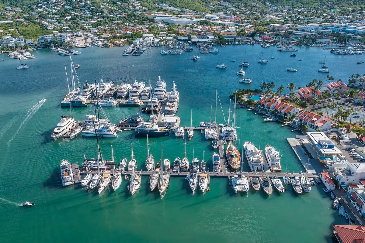 St. Maarten Ship Yard Marina in Simpson Bay, Sint Maarten
