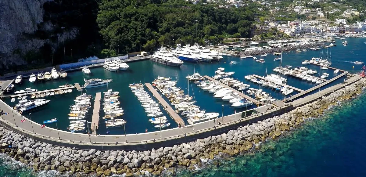 Porto Turistico di Capri, marina in Capri, Italy