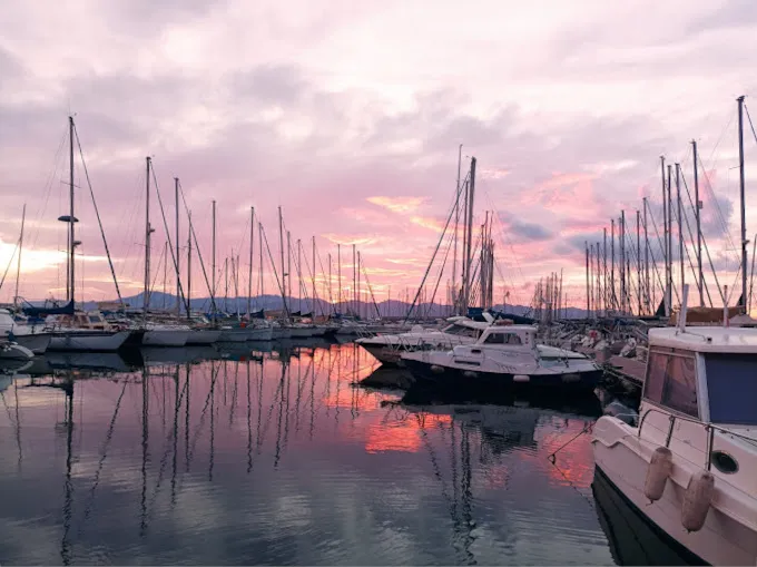 Marina di Sant'Elmo in Cagliari, Italy