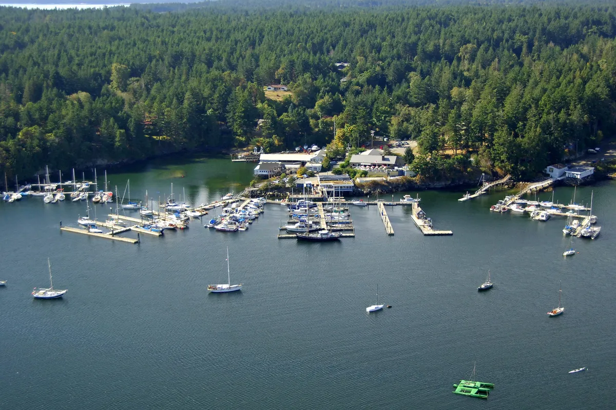 Silva Bay Marina in Area B (DeCourcy/Gabriola/Mudge), Canada