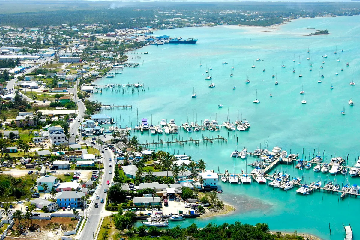 Harbour View Marina in Central Abaco, Bahamas
