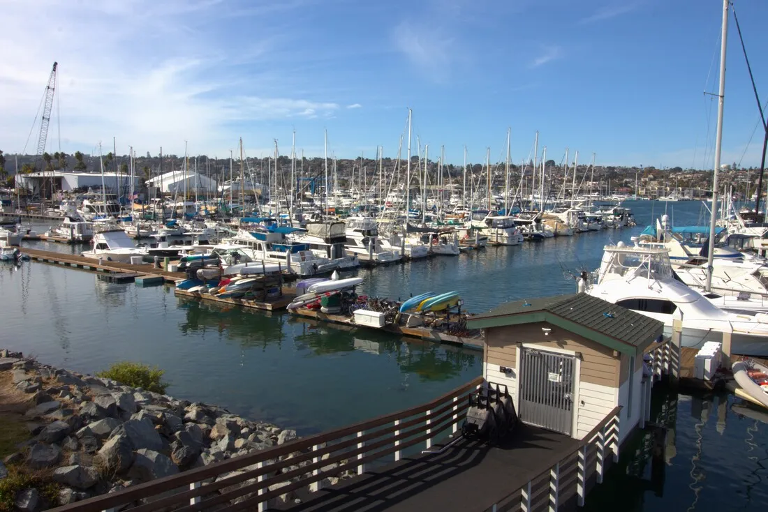 Shelter Cove Marina in San Diego, United States