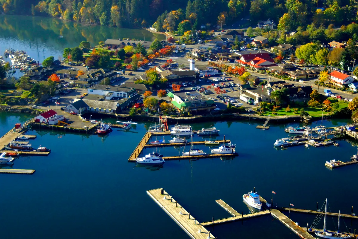 Ganges Kanaka Harbour, marina in Salt Spring Island Electoral Area, Canada