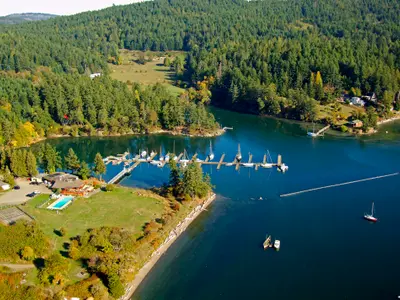Port Browning Marina in Southern Gulf Islands Electoral Area, Canada — photo 5