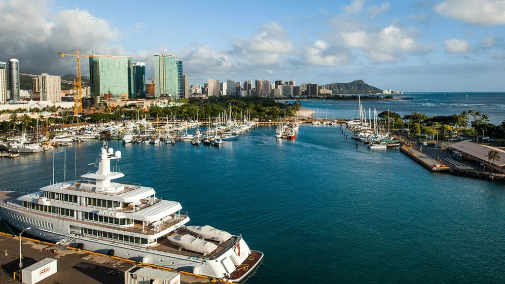 Kewalo Harbor, marina in Honolulu, United States