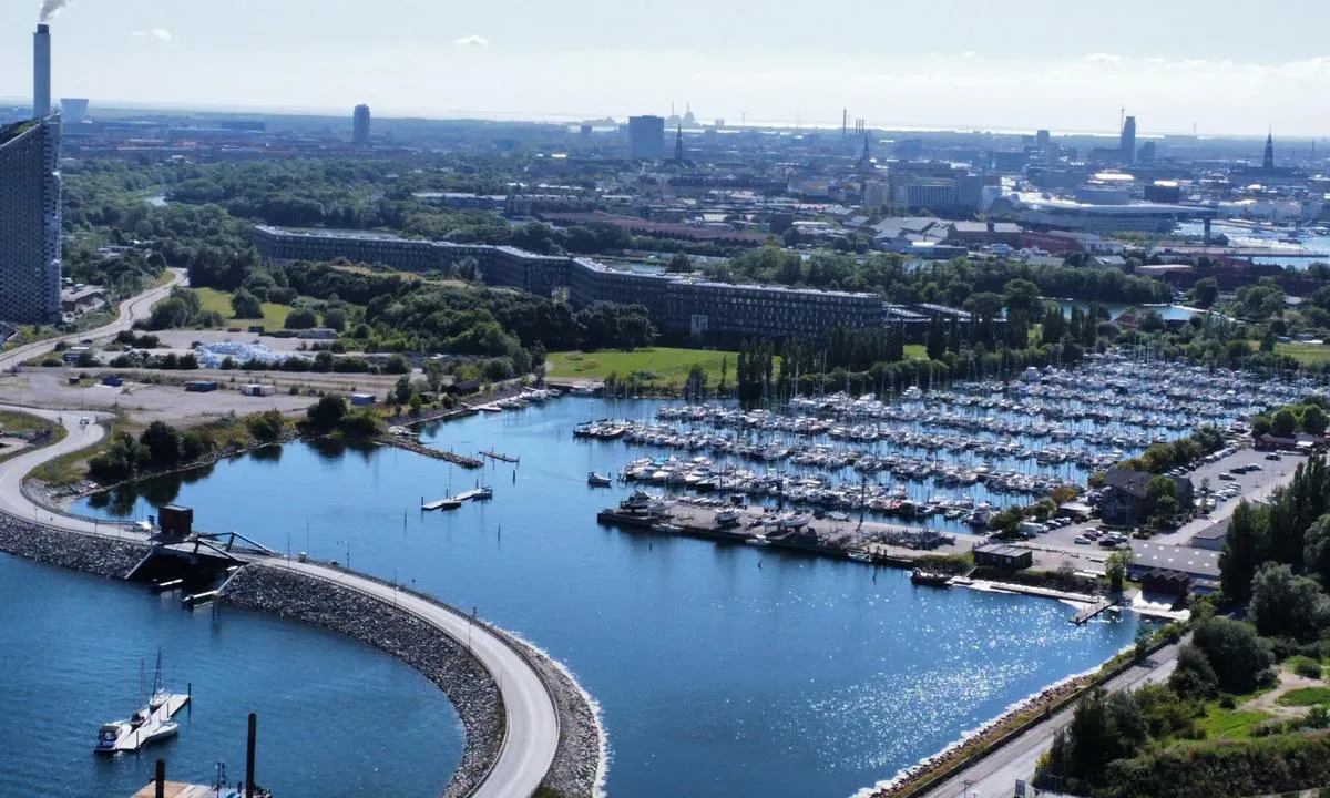 Margretheholms Havn, marina in Copenhagen, Denmark