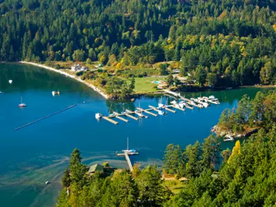 Browning Harbour, marina in Southern Gulf Islands Electoral Area, Canada — photo 3