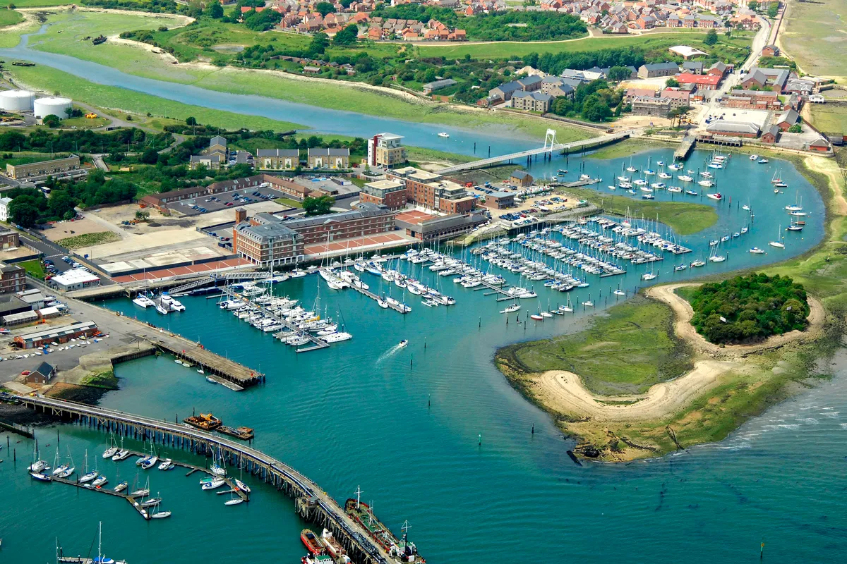 Royal Clarence Marina in Gosport, United Kingdom