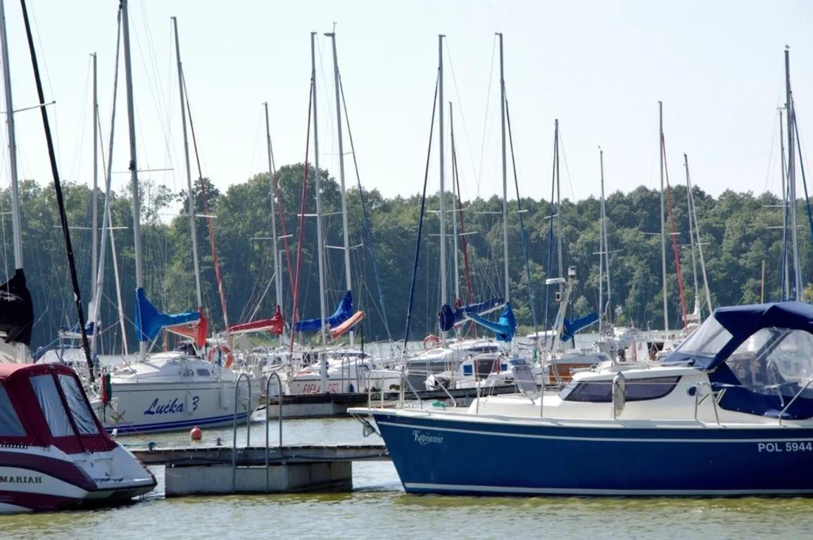 Port Sztynort, marina in Sztynort, Poland
