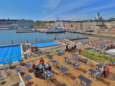 Katajanokan vierassatama Marina in Helsinki, Finland