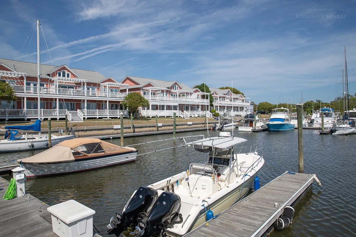 South Harbour Village Marina in Oak Island, United States